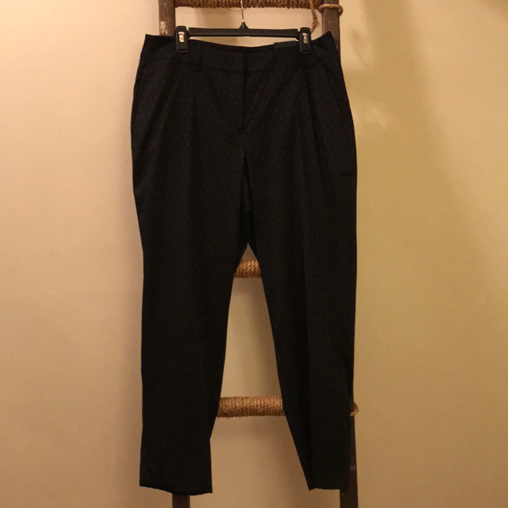 Boss Babe Textured Ankle Pants